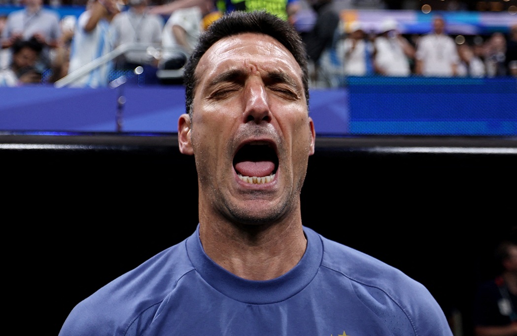 Scaloni comemora virada argentina e vaga na final: ‘Somos únicos, sem arrogância’