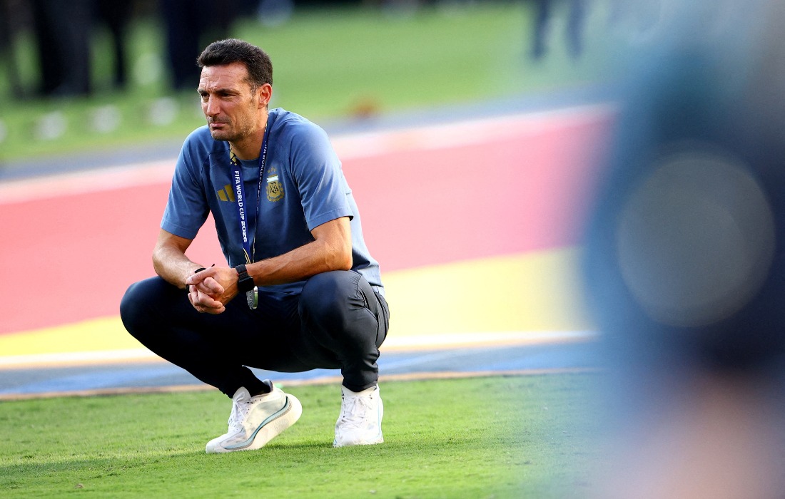 Scaloni chora, põe futuro em dúvida e agradece geração da Argentina