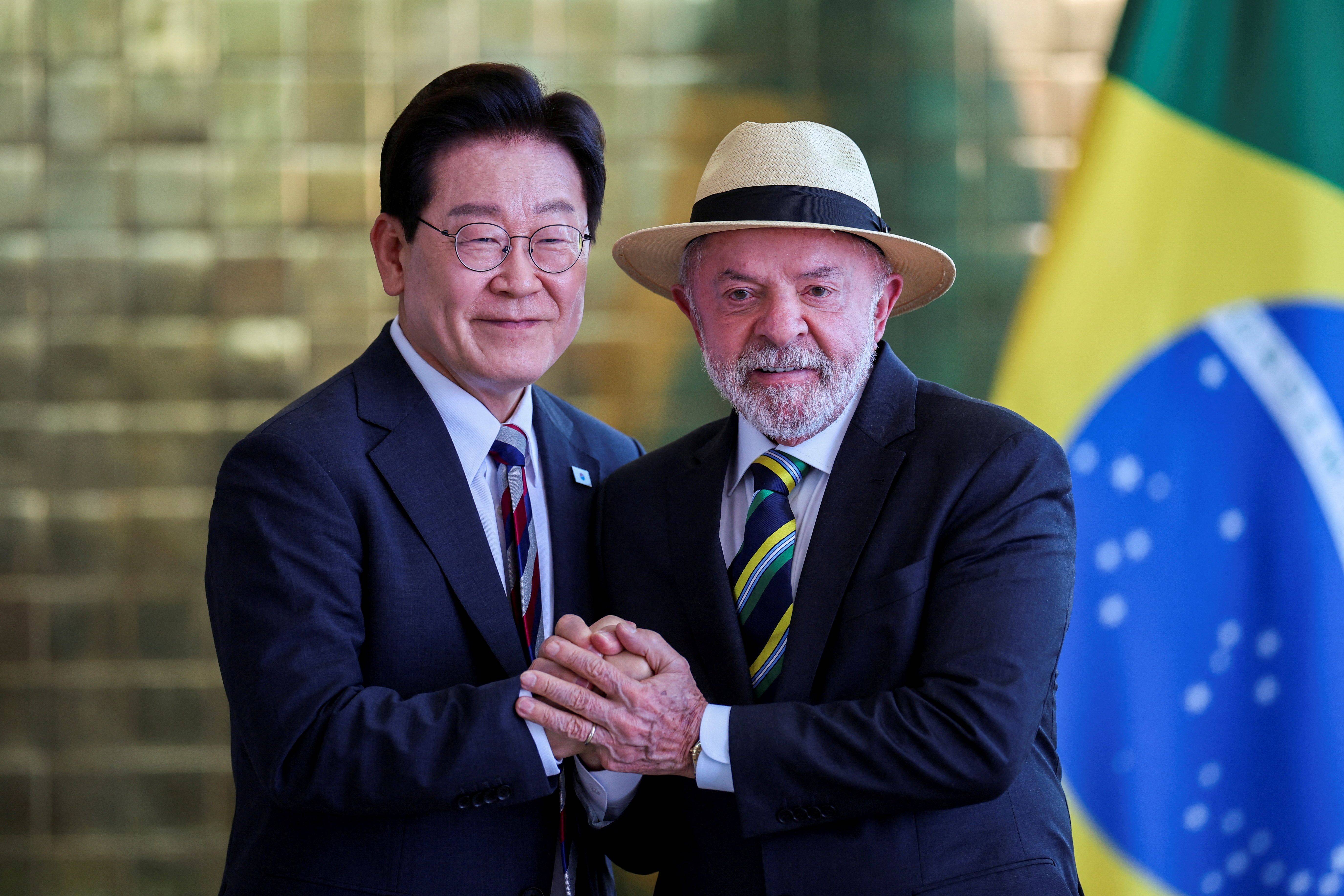 Em encontro com Lula, presidente da Coreia do Sul anuncia acordo de minerais críticos