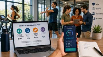 Cresce no mercado a percepção de que oferecer acesso à academia não garante, por si só, que os profissionais consigam incorporar a atividade física à rotina (Foto: Inteligência Artificial)