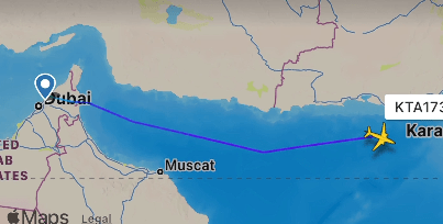 Reprodução/FlightRadar