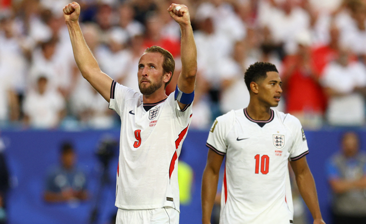 Harry Kane comemora classificação da Inglaterra após seleção eliminar a Noruega na Copa de 2026 – Crédito: Reuters/Nathan Ray Seebeck