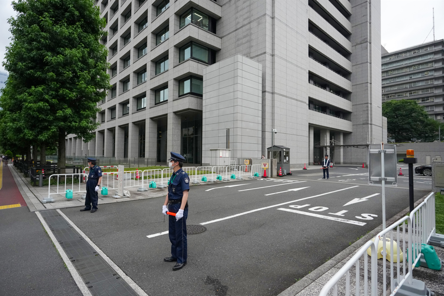 A sede da Agência Nacional de Polícia, que investiga espionagem, em Tóquio, em 3 de julho de 2026.