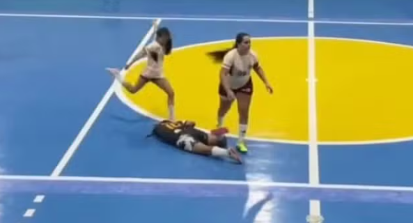 Jogadora de futsal é suspensa por 5 anos no Ceará após chutar cabeça