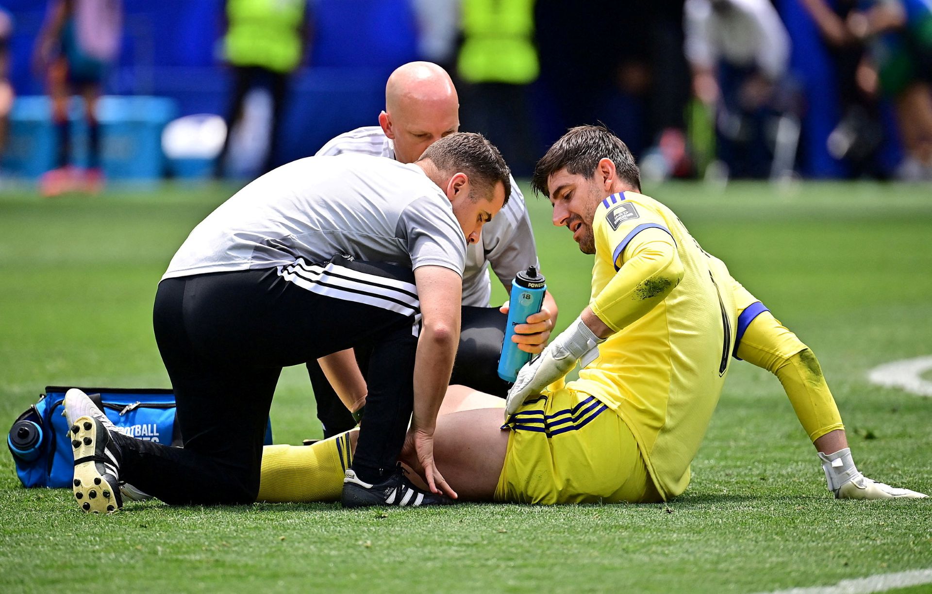 Real Madrid descarta lesão grave em Courtois na Copa do Mundo