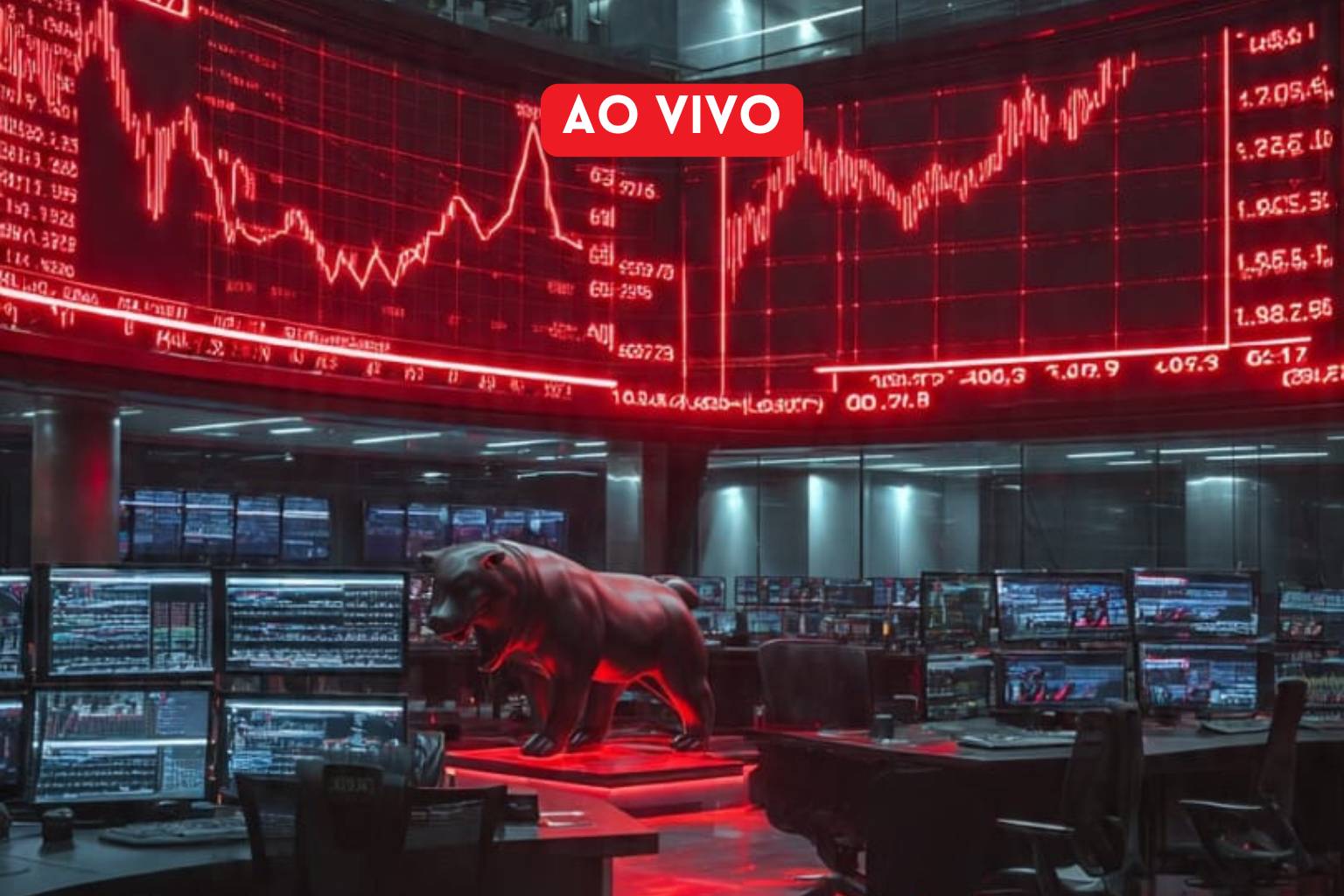 Ibovespa Hoje Ao Vivo: Bolsa cai com exterior e Brasília em foco
