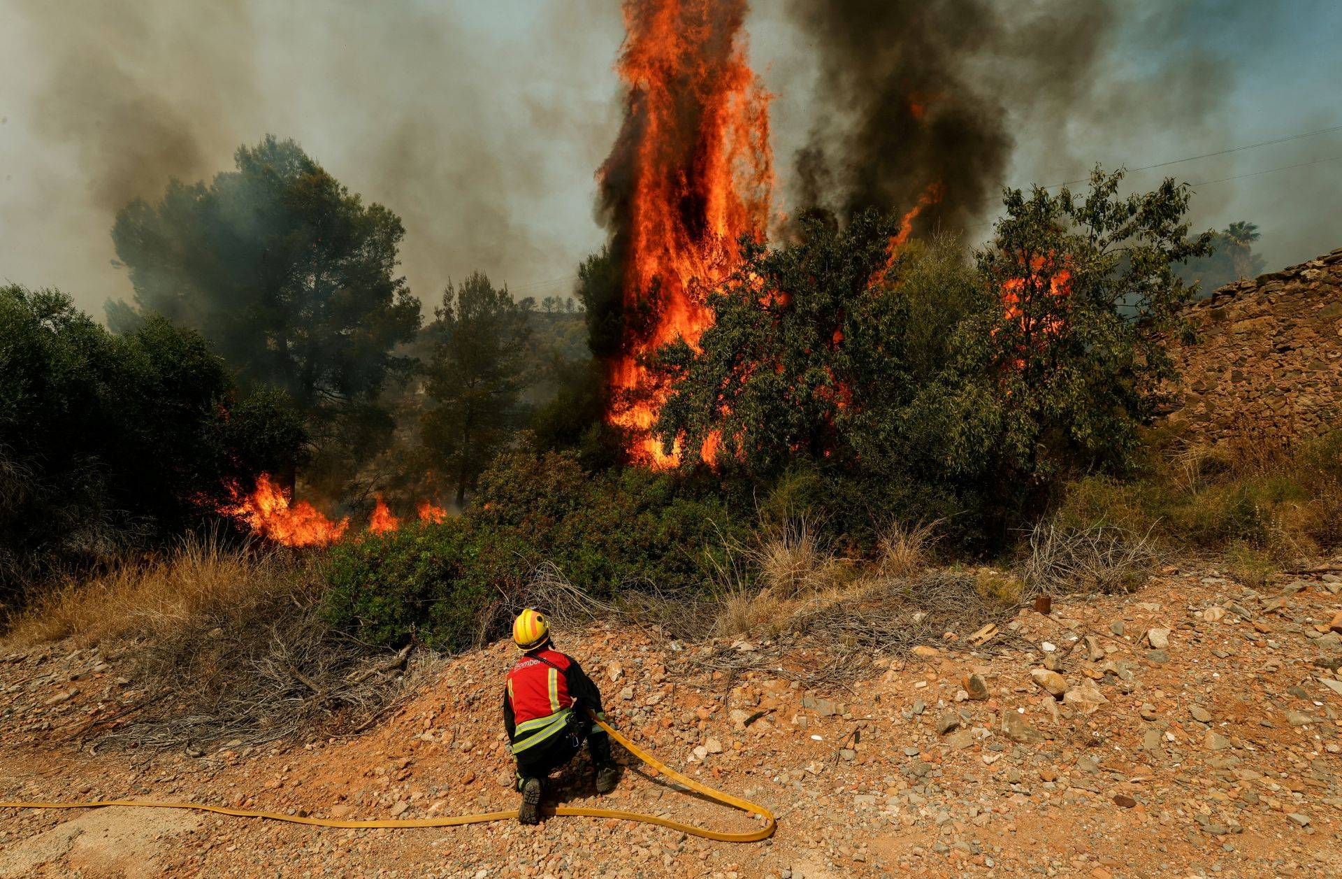 Crise de incêndios florestais na Europa se desloca para a Grécia