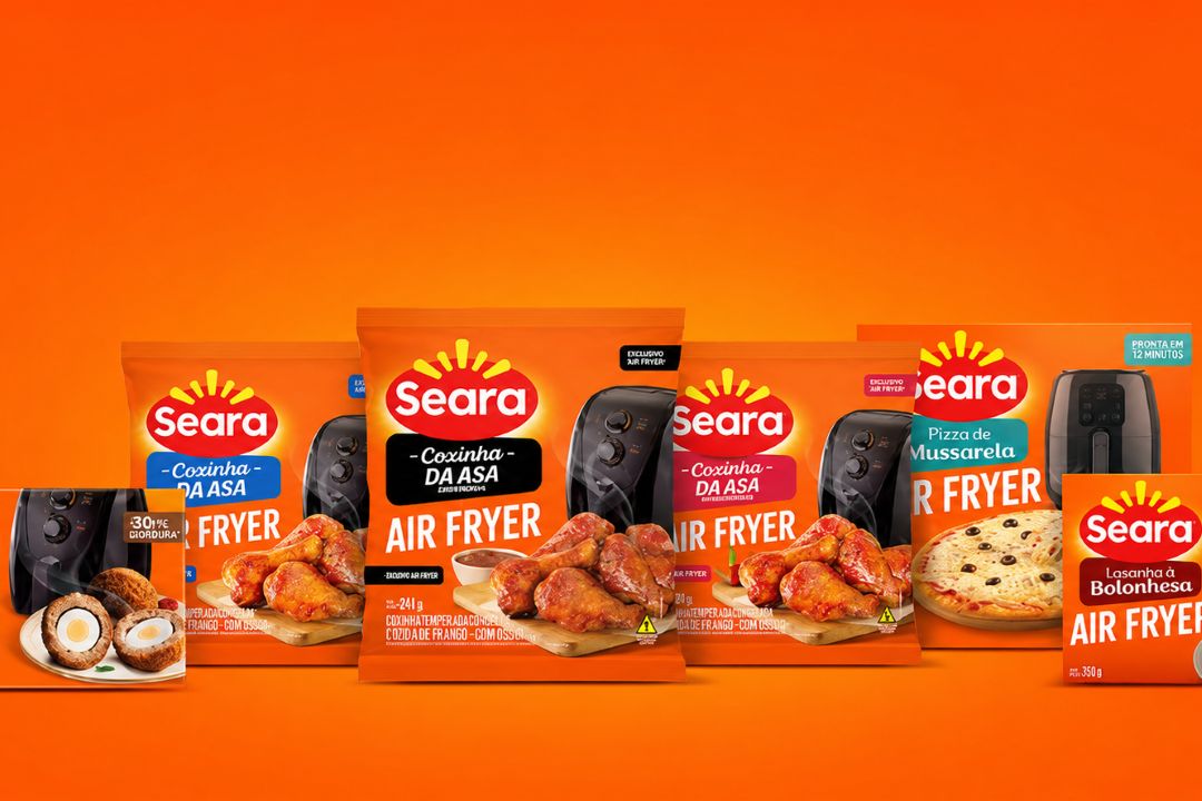 Air Fryer impulsiona Seara à liderança no mercado bilionário das lasanhas congeladas