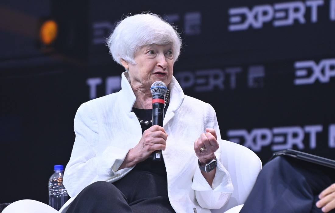 Janet Yellen na Expert XP 2026 (Foto: Fabio Rizzato / InfoMoney)