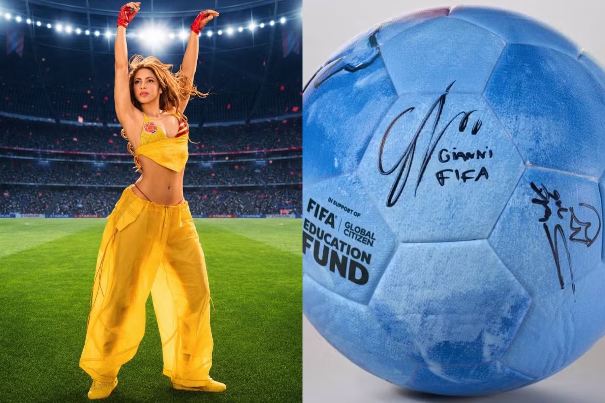 Leilão da Copa do Mundo terá bolas, camisa assinada por Messi e até roupa da Shakira