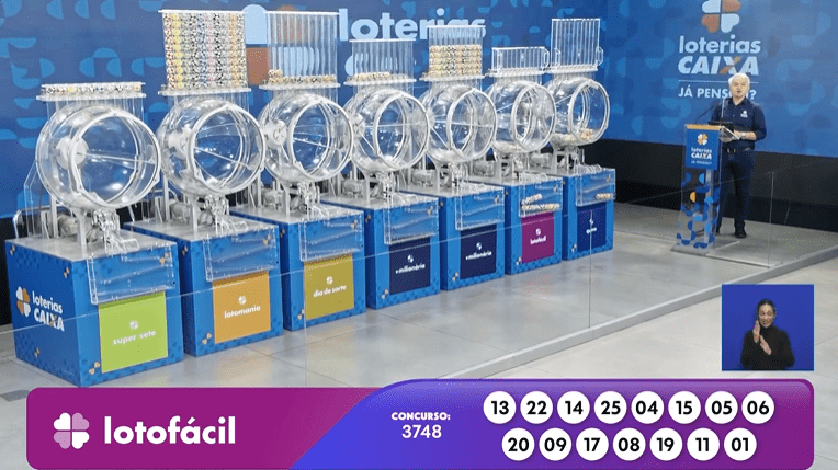 Lotofácil hoje, concurso 3748: confira o resultado sorteado nesta quarta (29)
