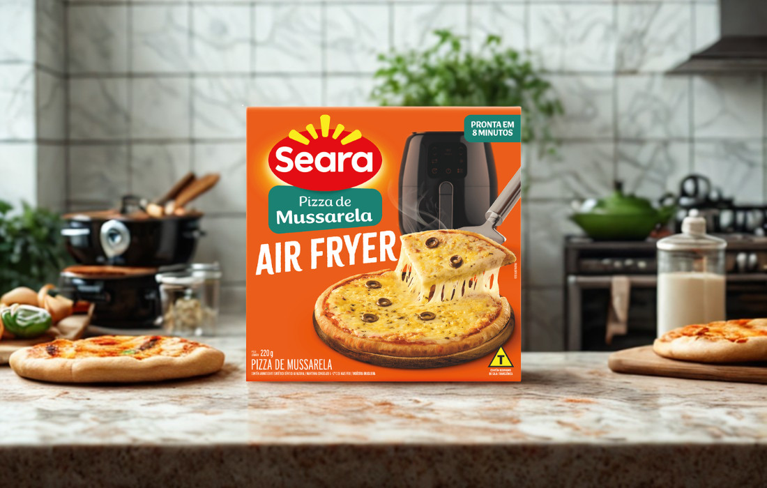 Como a air fryer ajudou a Seara a virar líder em pizzas congeladas; Entenda a estratégia