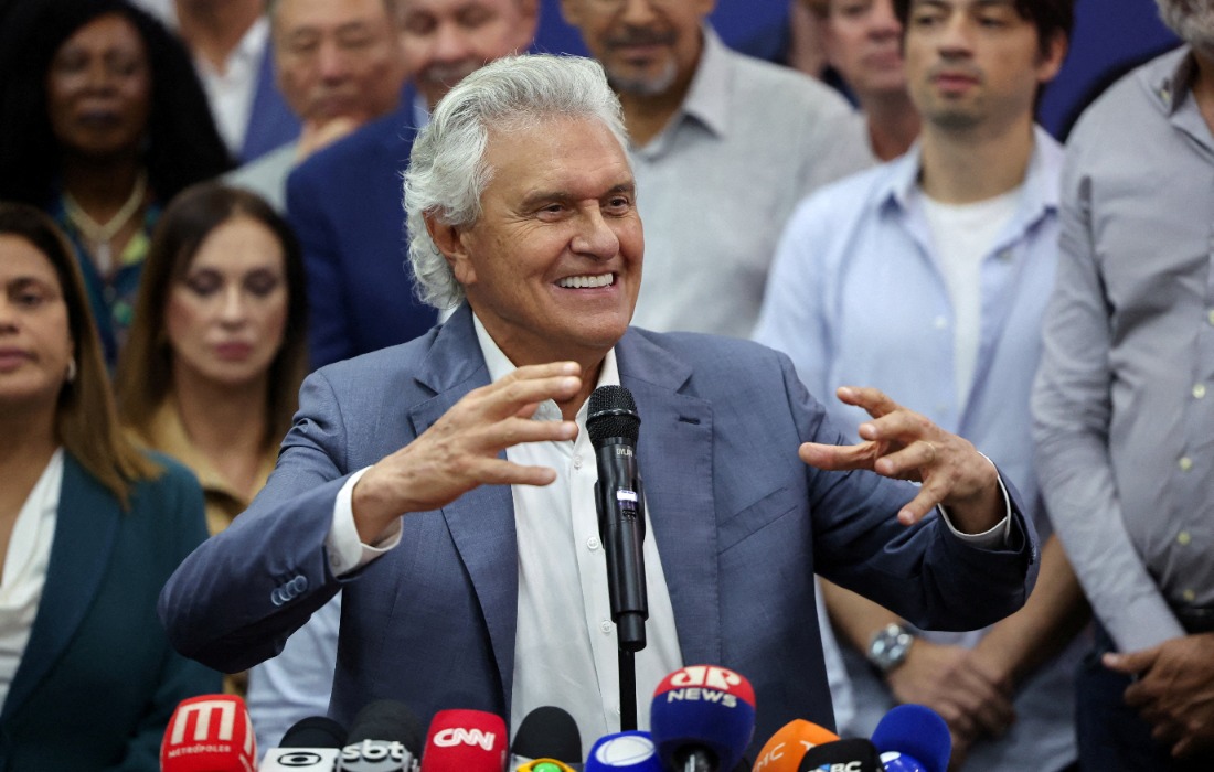 Caiado critica Lula e Bolsonaro: “são grandes adversários da população brasileira”