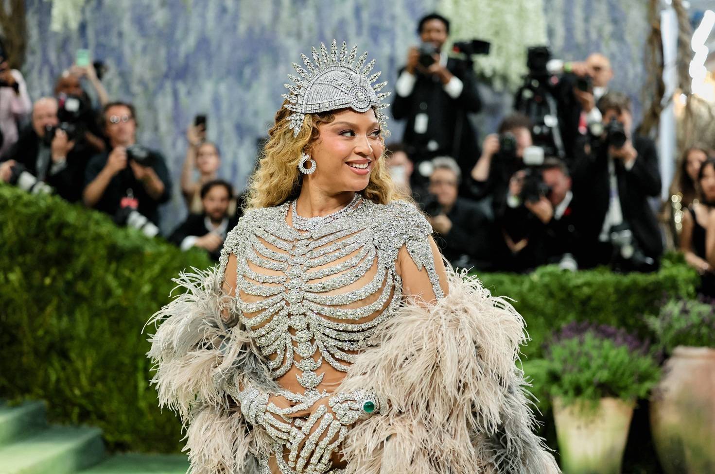 Beyoncé no Met Gala 2026 em Nova York
  4 de maio de 2026    REUTERS/Daniel Cole
