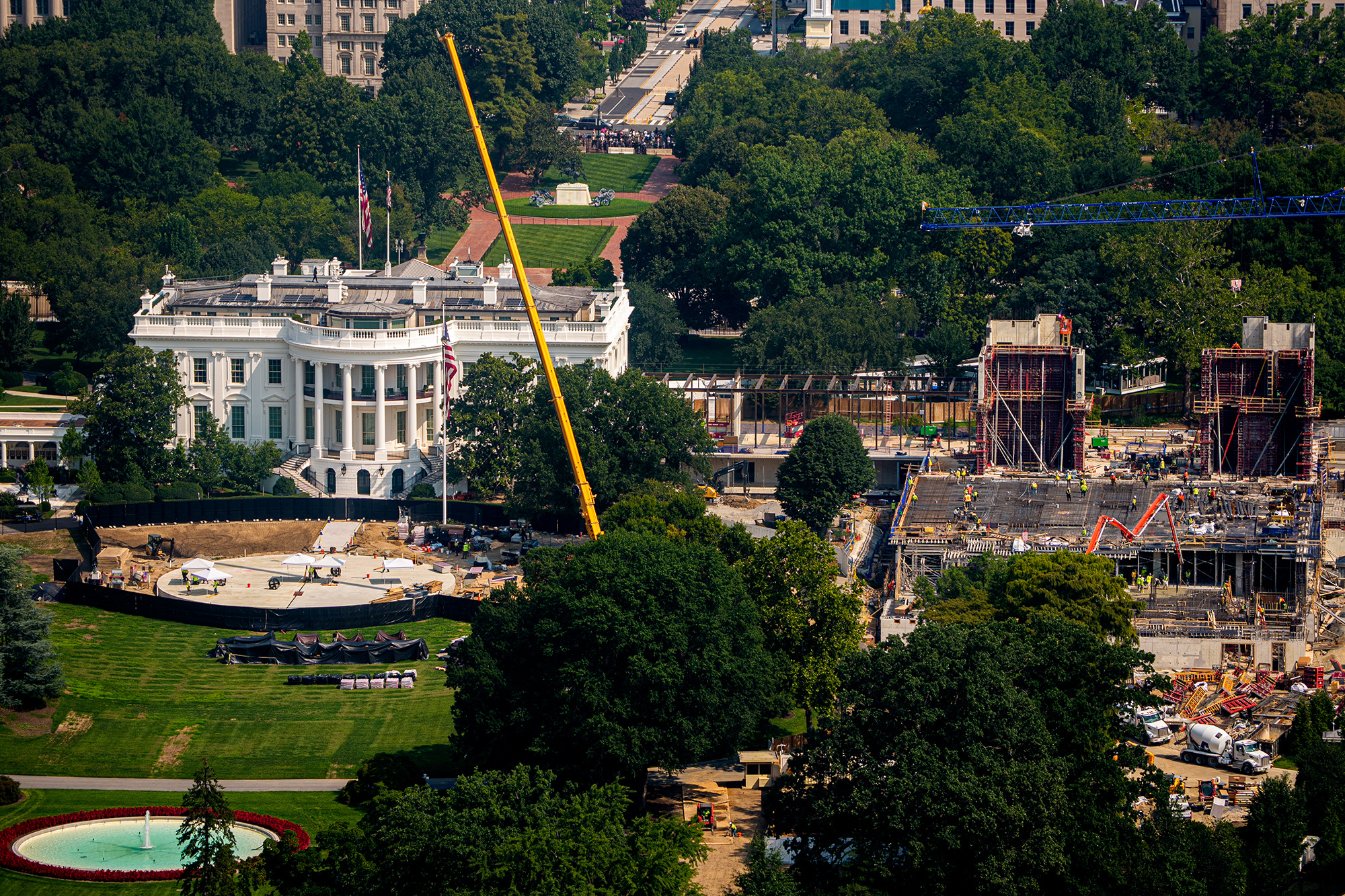 Suprema Corte libera Trump para manter obra de salão bilionário na Casa Branca