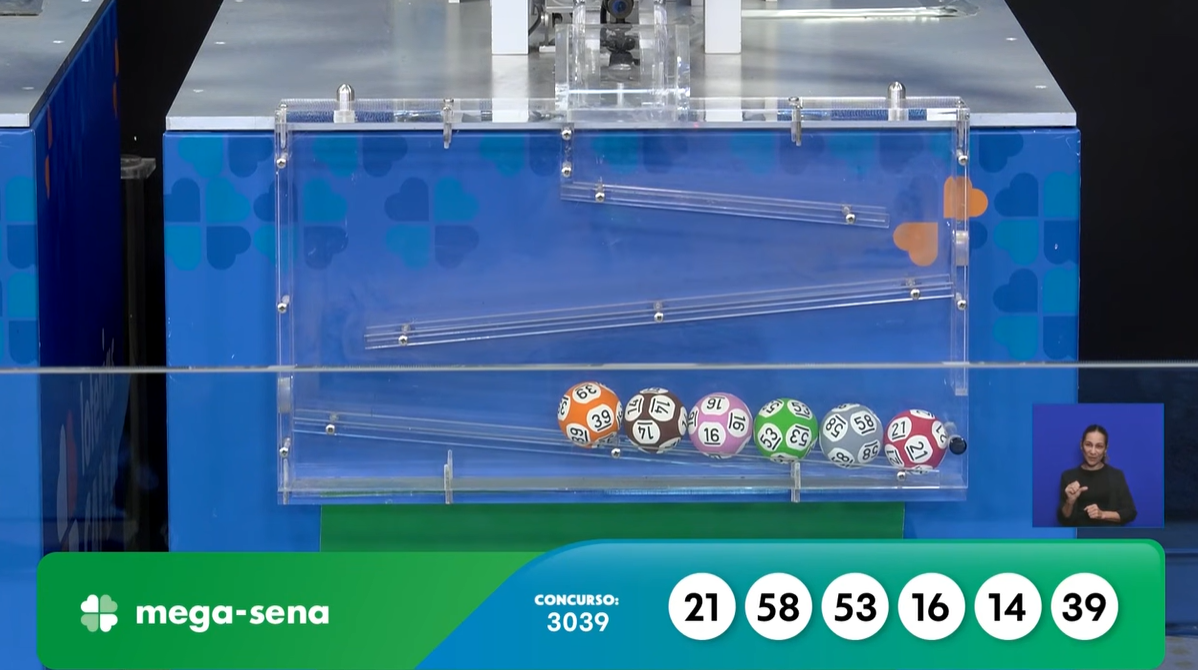 Mega-Sena hoje, concurso 3039: confira o resultado sorteado neste domingo (2)