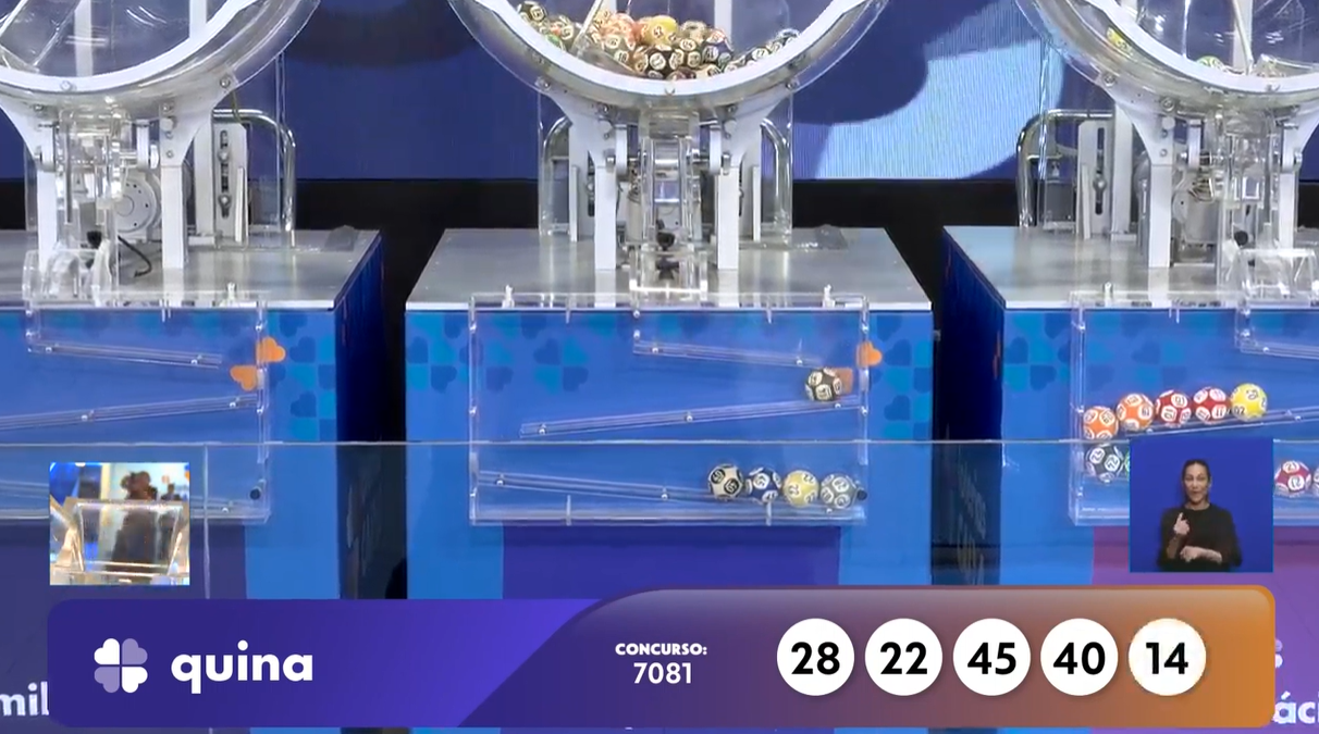 Quina hoje, concurso 7081: confira o resultado sorteado neste domingo (2)
