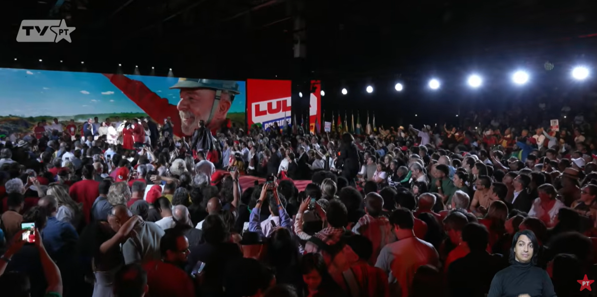 Convenção do PT divulga vídeo com “tapete vermelho” para Lula e até imagens com Trump