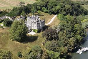 Castelo de Strancally em Waterford, Irlanda