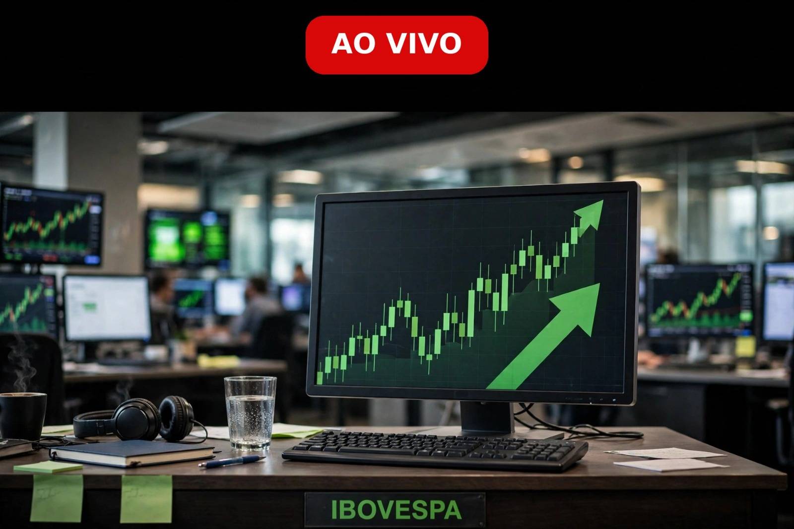Ibovespa Hoje Ao Vivo: Bolsa sobe com PETR4 e testa os 206 mil pontos