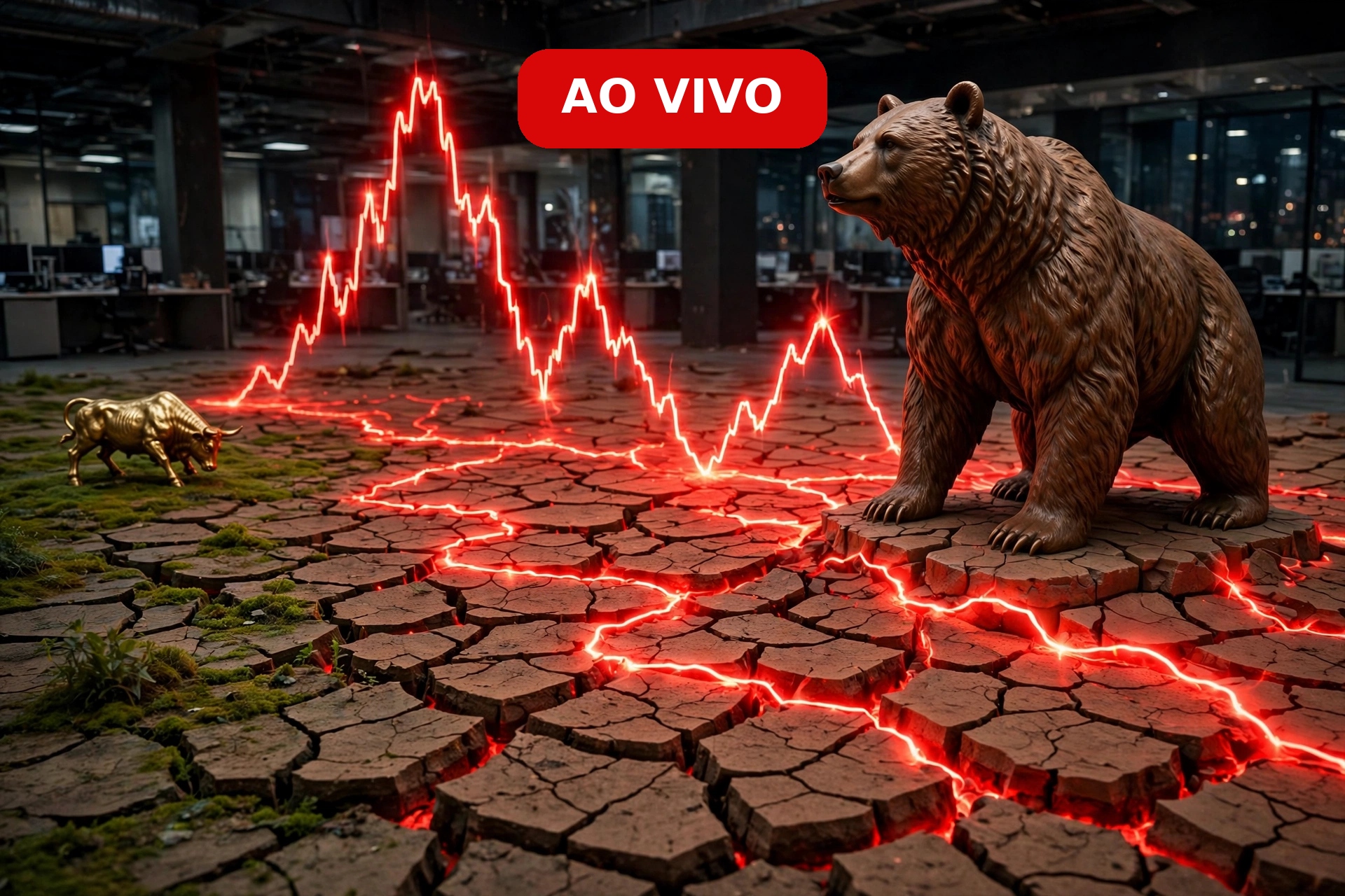 Ibovespa Hoje Ao Vivo: Bolsa cai com cenário externo e sem tirar Brasília do radar