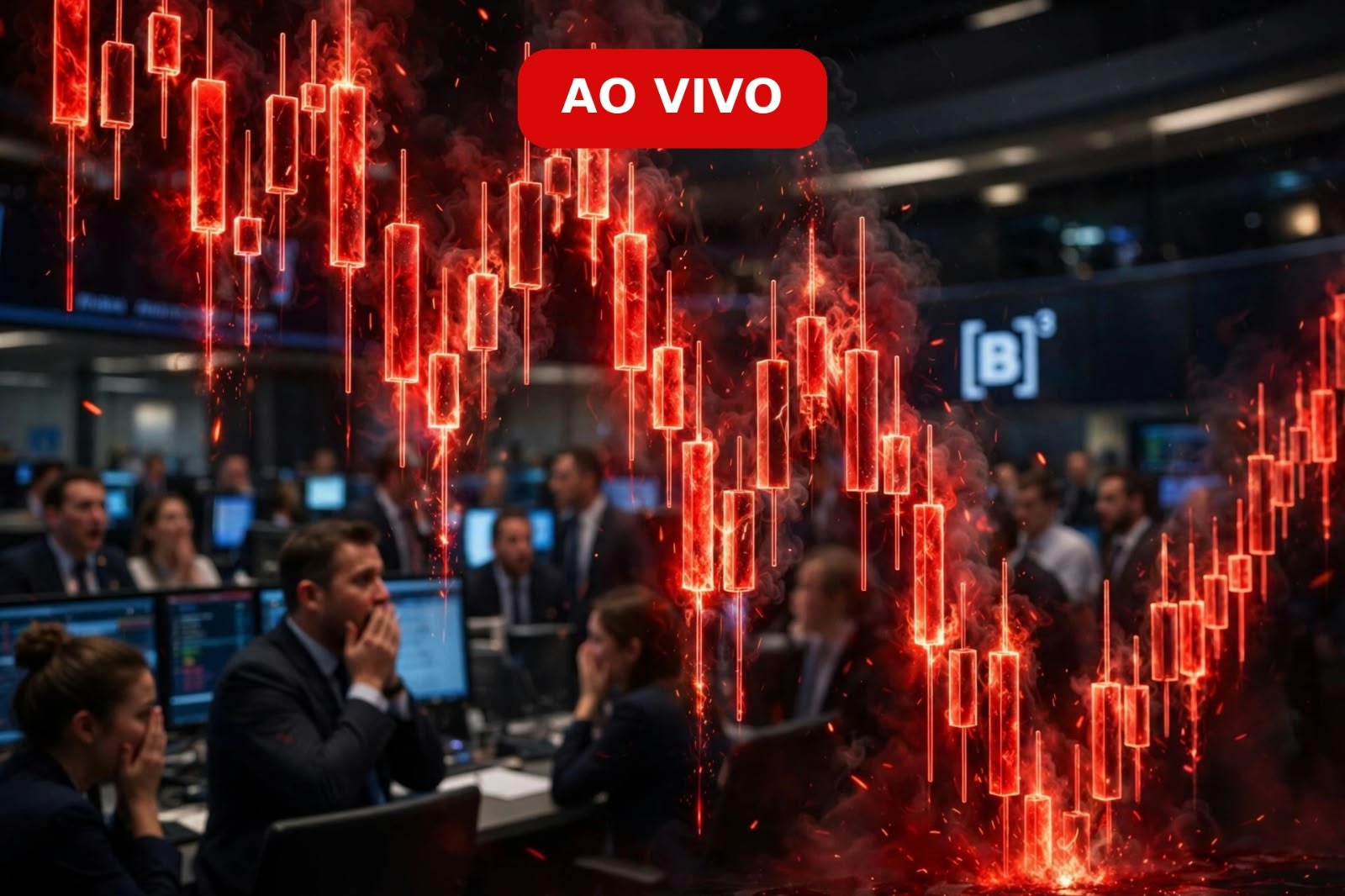 Ibovespa recua com novo avanço nos rendimentos dos Treasuries