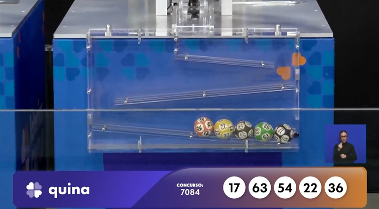 Quina hoje, concurso 7084: confira o resultado sorteado nesta quarta (5)