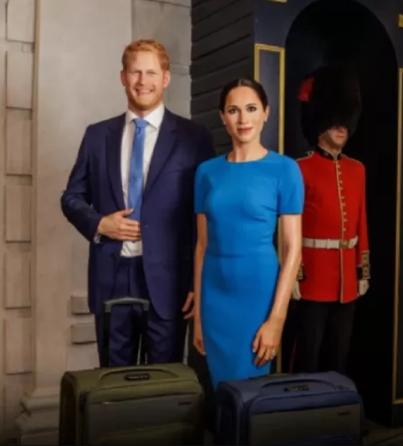 Museu de cera põe Harry e Meghan de malas prontas com anúncio de volta ao Reino Unido - QTU Questões do Universo