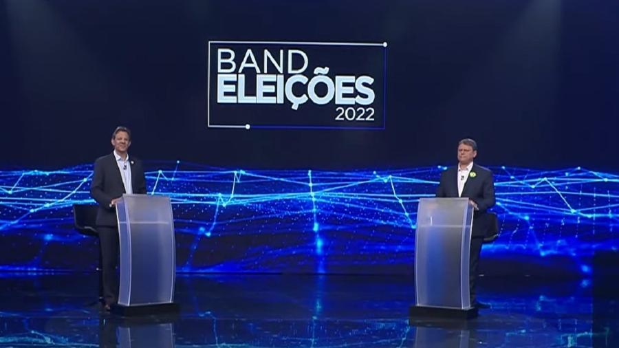 Tarcísio e Haddad fazem debate virar balanço de gestão e disputa nacional em SP