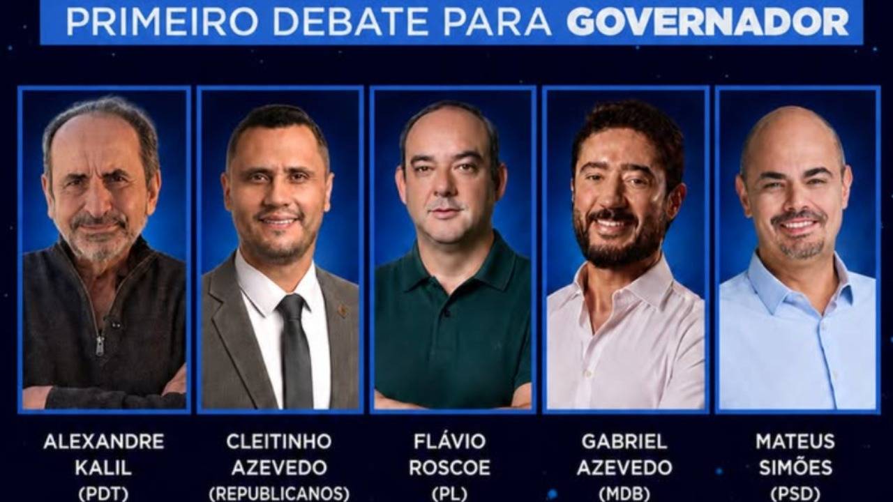 Quem participa do primeiro debate ao governo de Minas Gerais neste domingo (16)