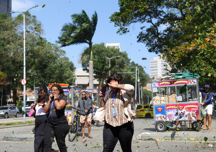 Novo ‘alerta extremo’ é enviado para celulares no Rio por conta de ventos fortes