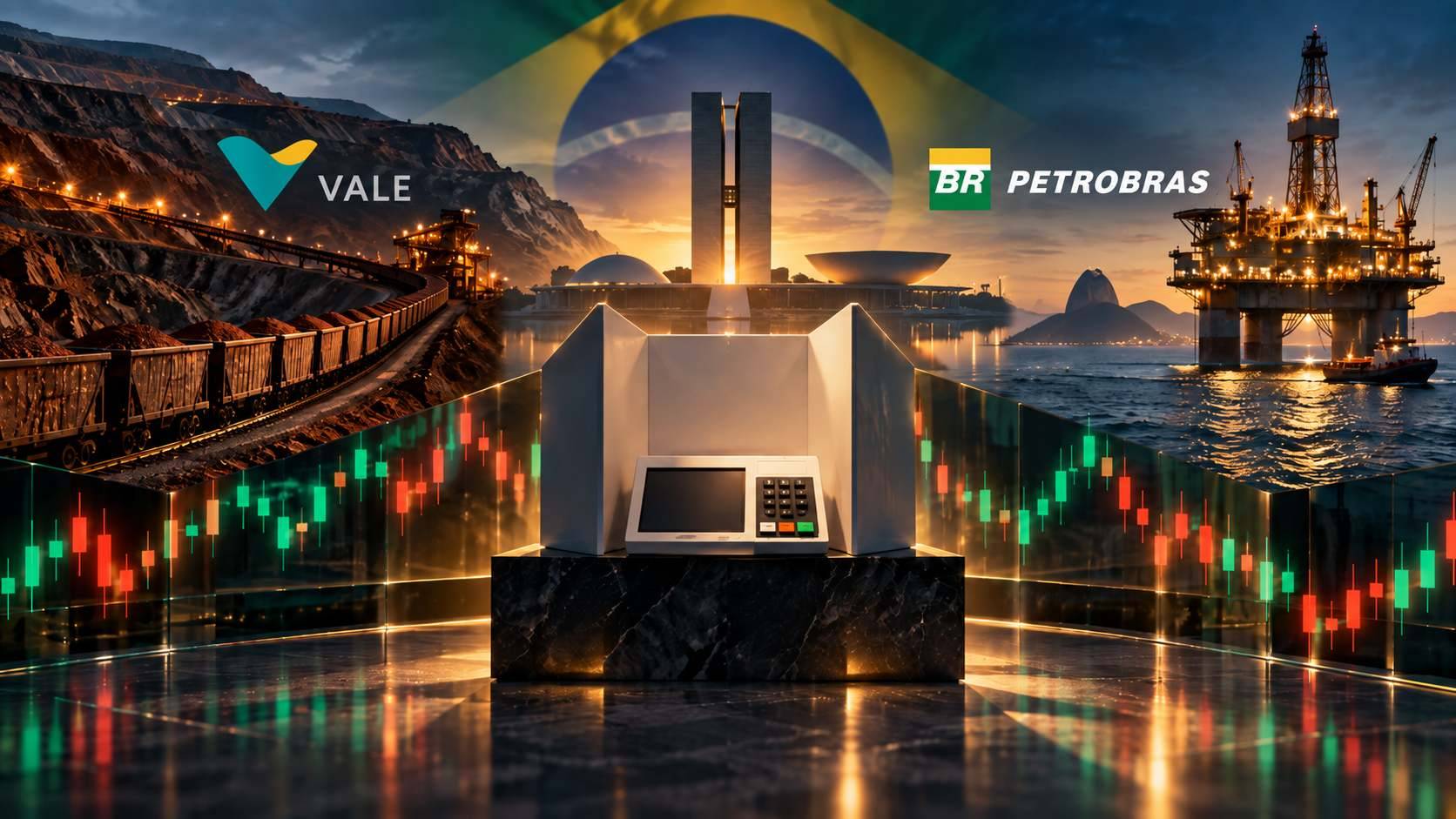 A 10 pregões do 1º turno, até onde podem ir Ibovespa, Vale e Petrobras?