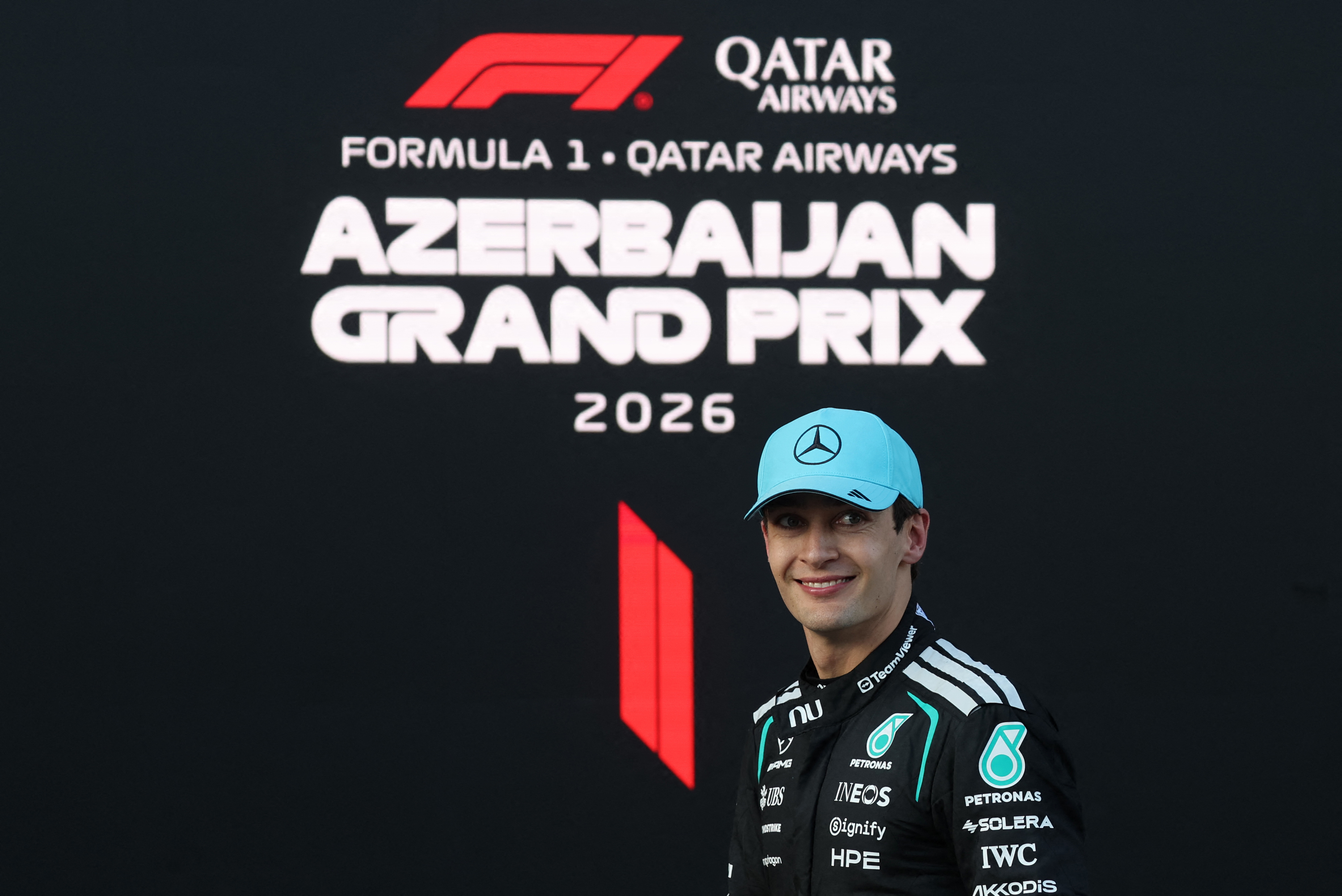 George Russell domina GP do Azerbaijão e vence; Bortoleto termina em 13º