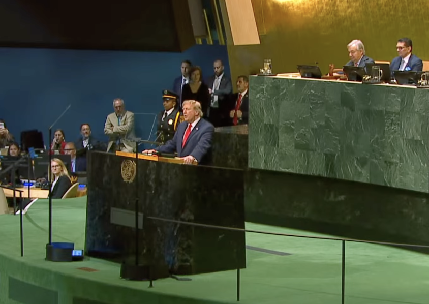 Trump exalta força dos EUA e ameaça ‘aniquilar’ Irã em discurso na ONU - Foto