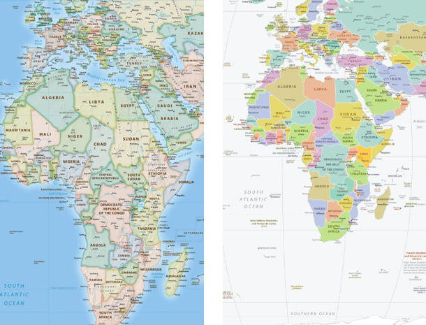ONU aprova mapa que mostra a África real e corrige distorções