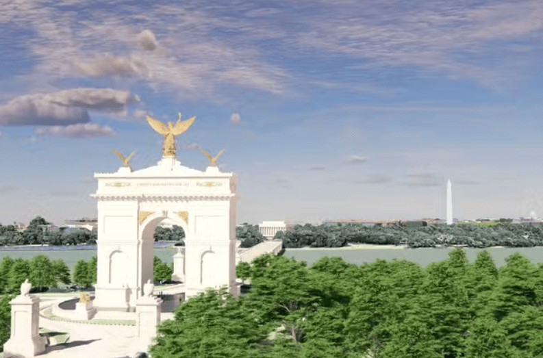 Trump diz que transformará projeto de “Arco do Triunfo dos EUA” em complexo militar