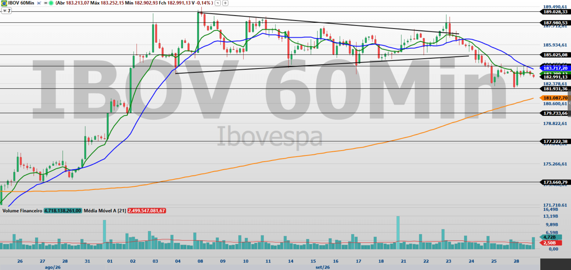 Mercado Financeiro: Ibovespa em 4ª Queda, Dólar e Bitcoin Reagem