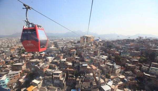 Teleférico do Alemão rio de Janeiro. Imagem: divulgação prefeitura do Rio de Janeiro