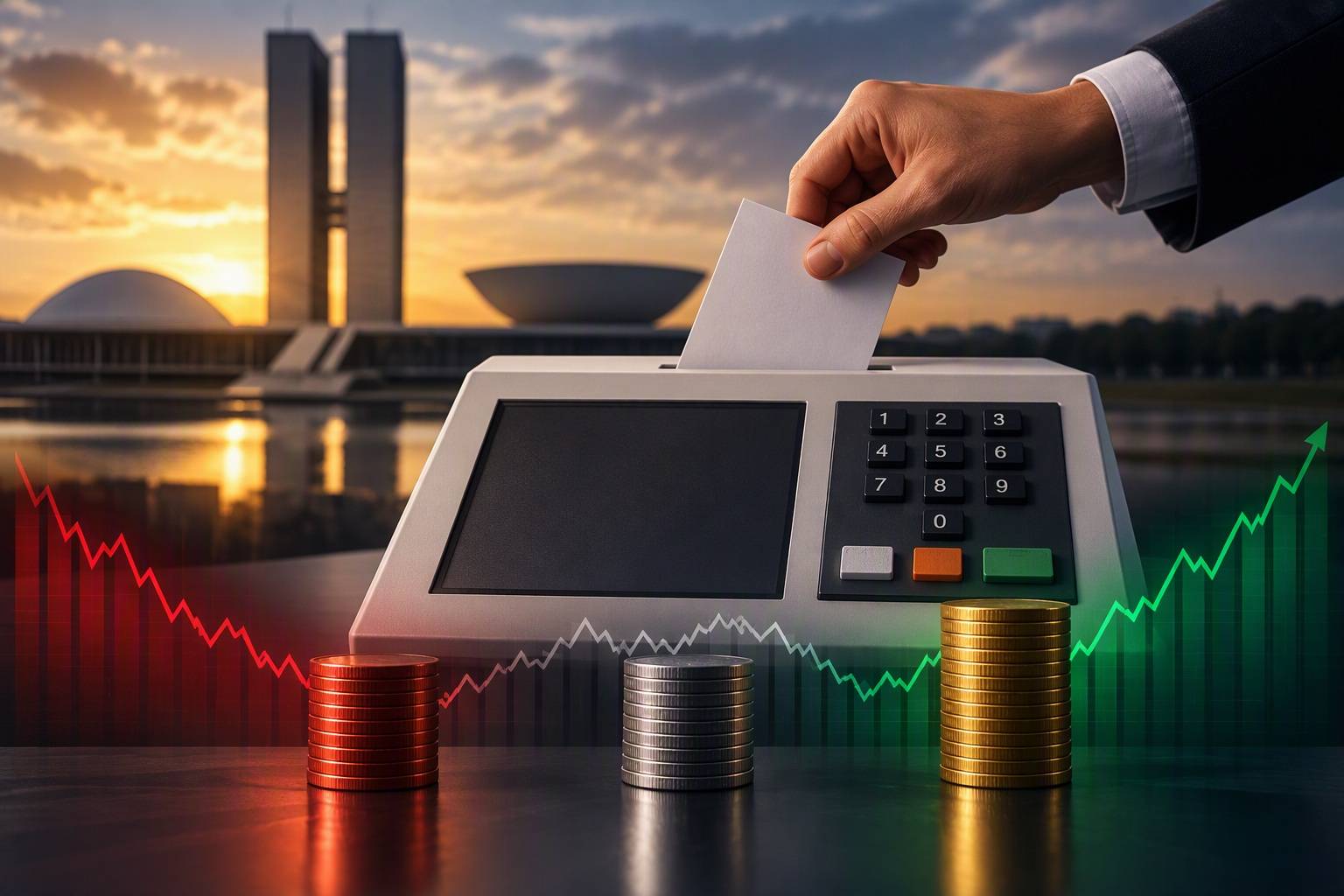 EWZ sobe 7% no aftermarket após resultado do 1º turno liderado por Flávio