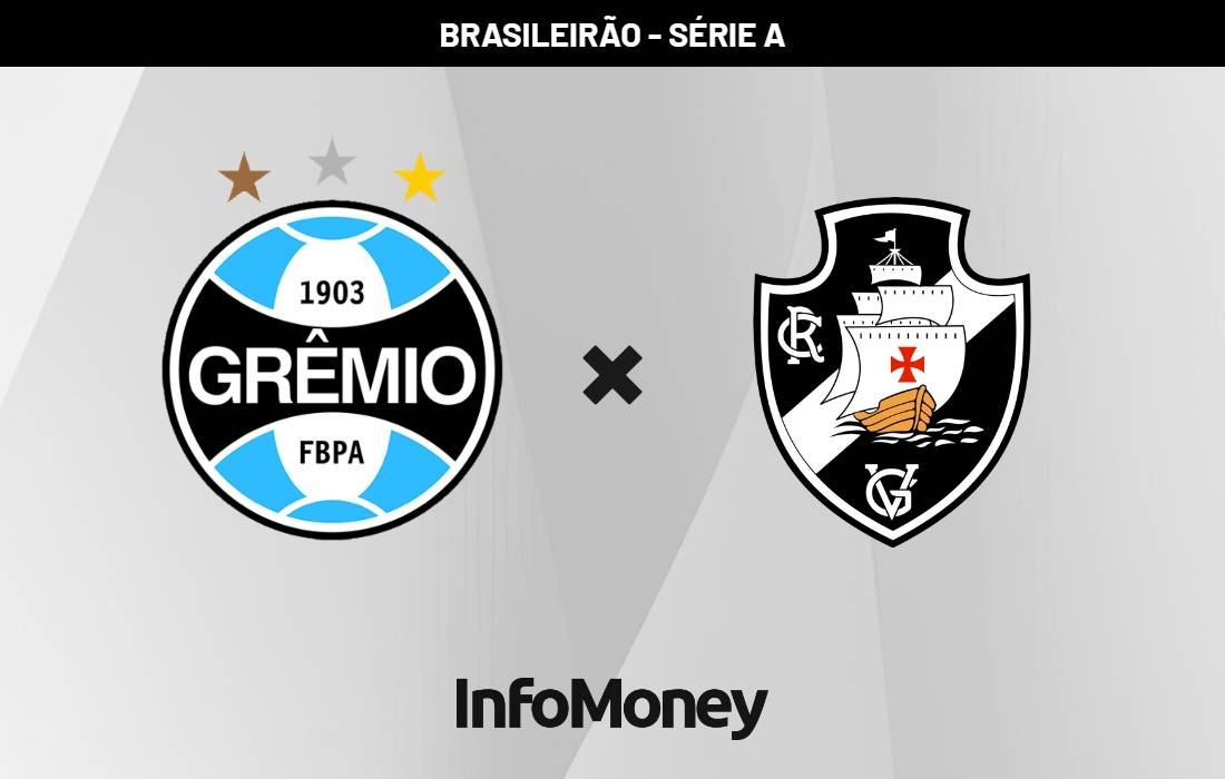 Grêmio x Vasco no Brasileirão: onde assistir ao vivo e horário