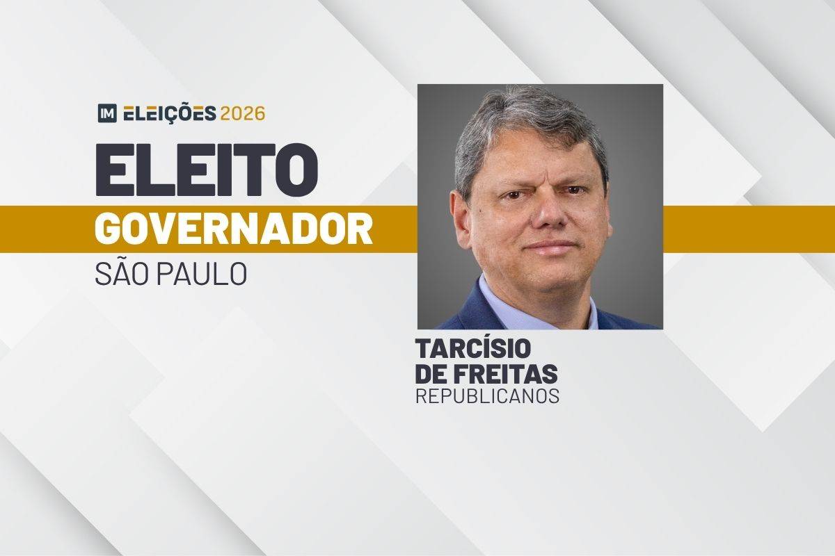 Tarcísio é reeleito governador de São Paulo no primeiro turno