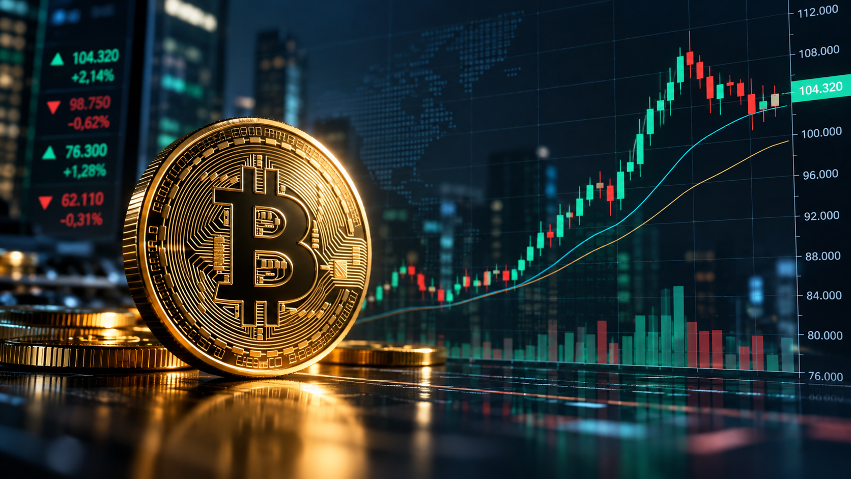 Bitcoin testa os US$ 80 mil: correção ameaça a recuperação do BTC?