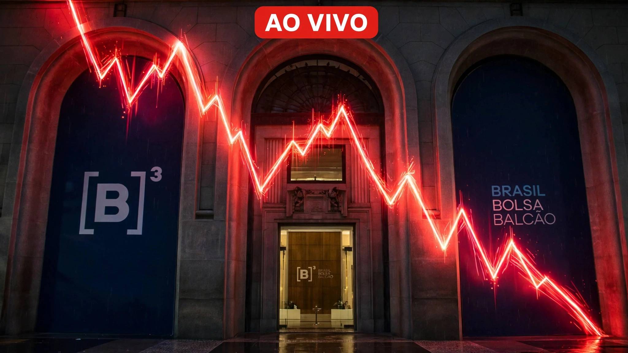 Ibovespa Hoje Ao Vivo: Bolsa vira para queda e perde os 185 mil pontos