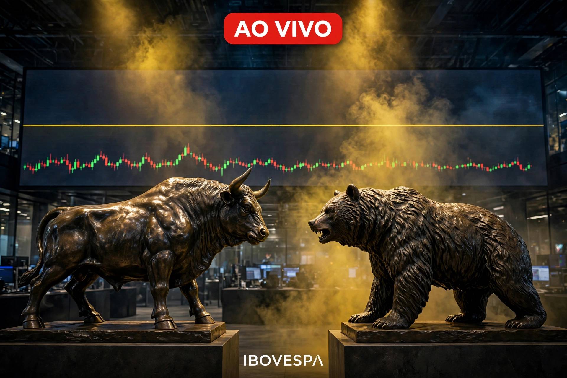 Ibovespa Hoje Ao Vivo: Bolsa vira para queda com pressão de PETR4, VALE3 e BBAS3