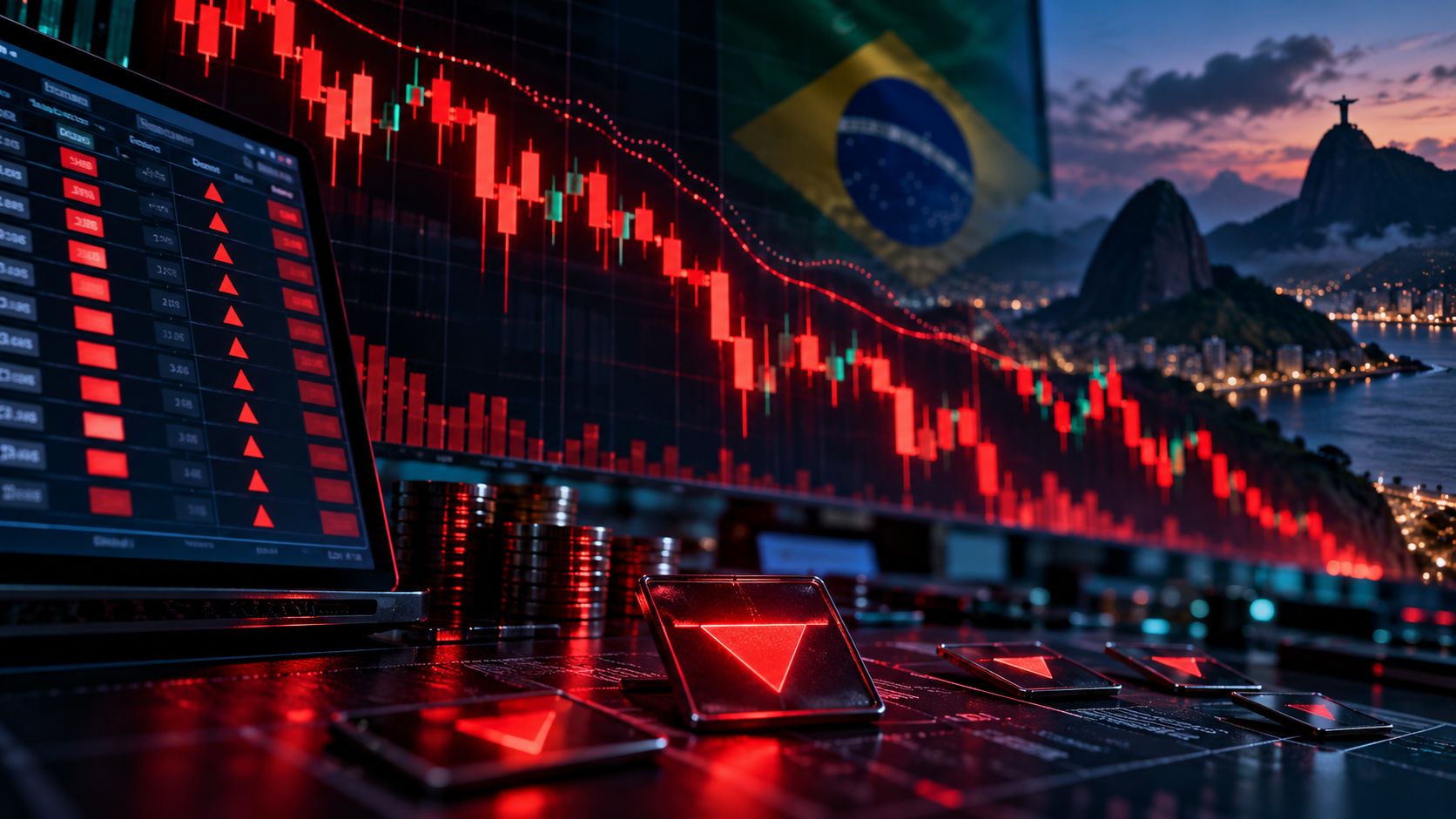 Até 1.233%: opções de venda de B3, Bradesco e BB disparam com tombo das ações
