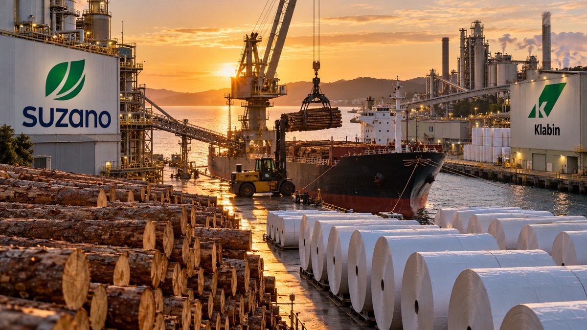 Suzano eleva preços de celulose em US$ 50 para Europa e América do Norte