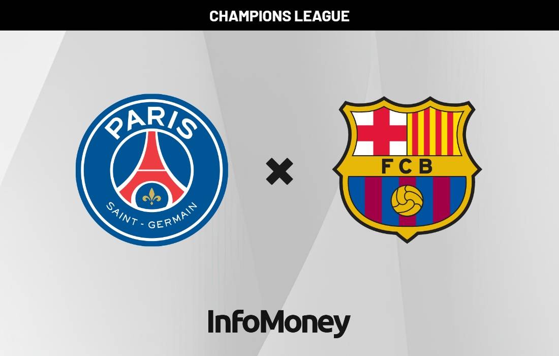 Onde assistir a PSG x Barcelona pela Champions League?